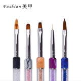 Ручки для рисования для маникюра для создания градиентных переходов, окрашенная маникюрная кисть, лайнер для создания линий, градиент, для закрепления геля на ногтях