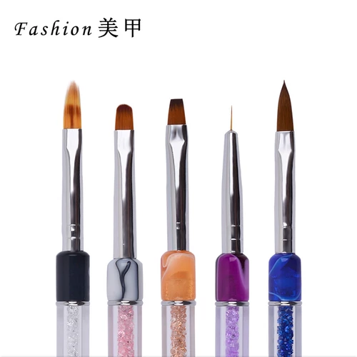 Ручки для рисования для маникюра для создания градиентных переходов, окрашенная маникюрная кисть, лайнер для создания линий, градиент, для закрепления геля на ногтях