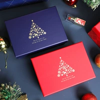 Рождественская красная модная качественная подарочная коробка, креативный подарок