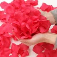 Свадебное симуляция лепестков 120 кусочков детей -цветов, разбрызгиваемых цветов, чтобы признаться в браке розовые лепестки Свадебные комнаты Декоративные лепестки