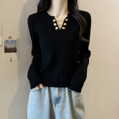 taobao agent Design knitted sweater, long-sleeve, jacket, plus size, trend of season, fitted, autumn