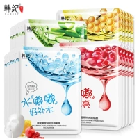 Mặt nạ dưỡng ẩm Han Ji Hyaluronic Acid giữ ẩm giữ ẩm Kiểm soát dầu mặt nạ Tencel Nhà sản xuất mỹ phẩm OEM thế hệ chế biến - Mặt nạ mặt nạ hạt ngũ hoa