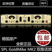 Оригинальный подлинный SPL Goldmike MK2 2485 Двухканальный микрофонный прибор с передней сцентой Бесплатная доставка.