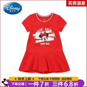 Disney Girls Dress Super Ocean Red 1-3 Váy mùa hè cho bé 2019 New Mickey Kids - Váy