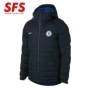 SFS Nike chính hãng 1718 Chelsea ngắn thể thao ấm áp trùm cổ cao xuống áo khoác nam 905495 ​​475 - Thể thao xuống áo khoác áo phao dài nam