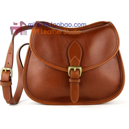 Мини-парированная кожаная сумка версии бумажного типа бумажный рисунок BXK-69 Европейская седельная сумка рисунок