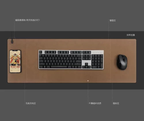 Беспроводная мышка с зарядкой, большой настольный коврик, клавиатура, подарок на день рождения