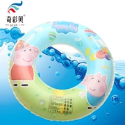 Màu sắc kỳ lạ mới cho trẻ em bơi vòng tròn Trẻ em bơi vòng tròn nhỏ lợn đam mê bơi vòng tròn vỏ sò 3143 - Cao su nổi