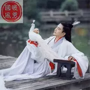 Trang phục thêu trang phục thanh lịch Hanfu nam phong cách cổ nam Xianxian học sinh kiếm sĩ trang phục đẹp trai - Trang phục dân tộc