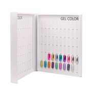 Nail Art Display Swatch Color Card Nail Ba Lan Bảng màu Bảng màu Công cụ 120 Lưới màu Thẻ mẫu Thẻ - Công cụ Nail