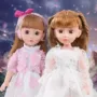 Nói chuyện mô phỏng Búp bê bé bằng nhựa mềm Búp bê công chúa Cô gái trẻ em Bộ đồ cưới - Búp bê / Phụ kiện búp bê công chúa elsa