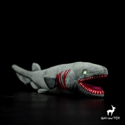 Dễ thương nhăn nheo bức tượng cá mập mô phỏng sáu cá mập búp bê mô phỏng động vật đồ chơi sang trọng mô hình món quà - Đồ chơi mềm