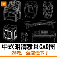 Fine Ming and Qing Furniture Garder Gallery Grade Furnitur