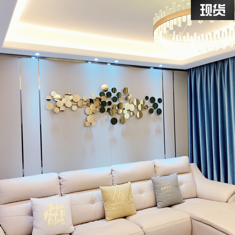 104 73 Modern Luxury Metal Wall Decoration Sofa Background Wall Decoration Hanging Stainless Steel Wall Decoration In Living Room Bedroom From Best Taobao Agent Taobao International International Ecommerce Newbecca Com