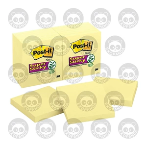 Post-It Super Sticky Notes, 3 в маленьких 3 дюймах, 654-12SS CY
