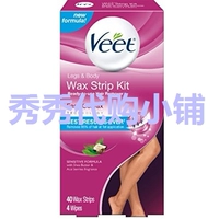 VEET Ready To Use Wax Strips Legs - Body 40 ea (Pack of 2)