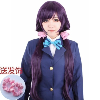 taobao agent Alice Love Live!Tonjo COS COS wig Silicone Simple Double Ponytail