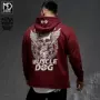 MuscleDog Muscle Dog Tide thương hiệu thể thao mùa đông và giải trí thể dục lỏng lẻo áo hoodie trùm đầu áo len áo len nam - Thể thao lông cừu / jumper áo hoodie pikachu