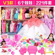 Barbie Set Gift Box Villa Castle Girl Công chúa trẻ em Quà tặng sinh nhật cho bé Đồ chơi - Búp bê / Phụ kiện