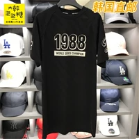 Hàn Quốc mua MLB nữ 19 mùa hè mới thể thao váy ngắn tay 31OPS4931 kẹo cao su bong bóng Hàn Quốc - Trang phục thể thao bộ adidas nữ mùa đông