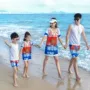 Spa Áo tắm dành cho phụ huynh và trẻ em Gia đình mẹ và con gái Gia đình mới Gia đình ba mảnh Ba kích thước lớn Bãi biển bé trai và bé gái - Nam bơi đầm quần bơi nam đẹp