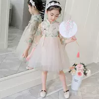 Летнее платье для школьников, наряд маленькой принцессы для раннего возраста, с вышивкой, в западном стиле