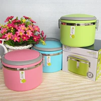 [Daily Specials] Huamei 9559 Two -In -One из нержавеющей стали изоляционной ланч коробку 1L Double -Layer Bento Box