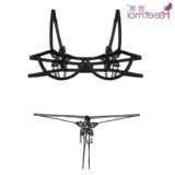 水 水 趣 趣 Вода -Сорастворимый вышитый цветочный полый сексуальный женский три -точечный браслет -костюм 7156+7157