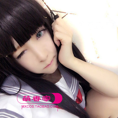 taobao agent Mengxiang's lovelive! Sunshine !! Kurosawa Daiya light brown straight hair cosplay wig