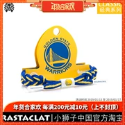 RASTACLAT Little Lion Chính thức Vòng đeo tay chính hãng NBA Series Golden State Warriors