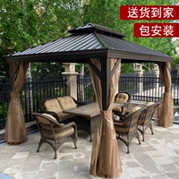Беседка на открытом воздухе. Новый китайский стиль в стиле четырех -корн Солнца Ranger Ranger Outdoor Villa Garden Garden Gardin