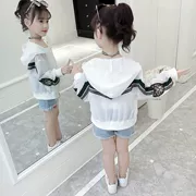 Quần áo trẻ em nữ chống nắng quần áo 2019 hè mới Hàn Quốc phiên bản trẻ em chống nắng đại dương quần áo thoáng khí phần mỏng quần áo ngoài trời thủy triều - Quần áo ngoài trời cho trẻ em