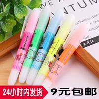 Флуоресцентный кролик, вместительный и большой маркер для школьников, цифровая ручка, канцтовары, оптовые продажи, Южная Корея