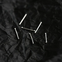 Серебряный браслет, украшение-шарик, маленькие серьги, простой и элегантный дизайн, серебро 925 пробы