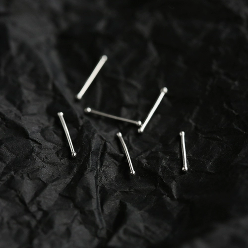 Серебряный браслет, украшение-шарик, маленькие серьги, простой и элегантный дизайн, серебро 925 пробы