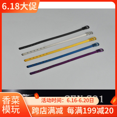 taobao agent Toy Center (CEN-S01) 1/6 proportion of women's metal decorative belt 5 color spot