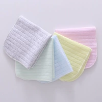Детский слюнявчик, хлопковый нагрудник, носовой платок для новорожденных, детское полотенце, влажные салфетки для умывания, 5 шт