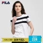 FILA Fila Nữ Mùa hè Cotton mới Thời trang Áo thun thể thao tay ngắn giản dị | F61W821125F - Áo phông thể thao áo thun thể thao