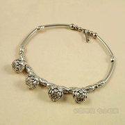 Trang sức phong cách quốc gia bán buôn vòng tay bạc Tây Tạng nữ trang sức retro vòng tay Valentine quà tặng chuyển nhượng 5086