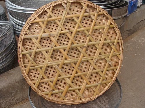 Pure Bamboo -плетение бамбука бамбука бамбука бамбука бамбука бамбука бамбука бамбуковая корзина Полово бамбуковое сит -сит -бамбуко
