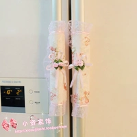 Корейский холодильник дверной ручка перчатки садовая ткань гардеробная ручка холодильника розовая одна пара цена
