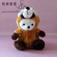 Плюшевая игрушка 包邮出口订单韩国toclub泰迪熊变身浣熊毛绒玩具宝宝礼物进口面料