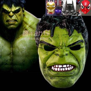 The Avengers, Mask, PROPS, Iron Man, Hulk, Halloween