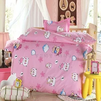 Хлопковый комплект для детского сада, одеяло, пододеяльник, наволочка, матрас, 3 предмета