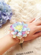 Phiên bản Hàn Quốc mới của bãi biển ảnh boho hoa ngọc trai ngọt ngào vòng tay hoa cổ tay hoa nữ nhân tạo