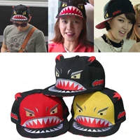 Акула, милая шапка, бейсболка в стиле хип-хоп, Южная Корея, в корейском стиле