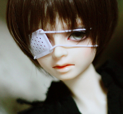 taobao agent BJD.SD Waids use the exclusive secondary disease COS-sickness and decadent disability series-white medical eye mask-guest map