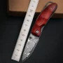 Nhập khẩu thép Damascus bộ sưu tập dao gấp dao cửa hàng dao gấp dao ngoài trời saber mini công cụ tự vệ cầm tay - Công cụ Knift / công cụ đa mục đích dao đa năng bỏ túi