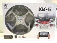 Máy bay KK6 áp suất cao cố định máy bay bốn trục cao WiFi thời gian thực HD máy bay không người lái điều khiển từ xa - Mô hình máy bay / Xe & mô hình tàu / Người lính mô hình / Drone mua máy bay điều khiển từ xa