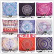 Mandala treo vải ins la bàn vải nền phòng ngủ Ấn Độ tường phòng khách trang trí retro yoga tấm thảm lớn